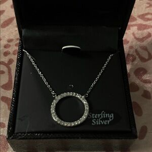 Macy's Sterling Silver Circle Necklace